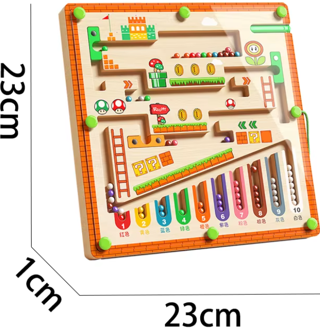 Labyrinthe magnétique pour enfants montessori