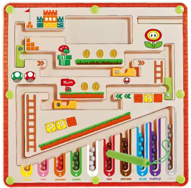 Labyrinthe magnétique pour enfants montessori