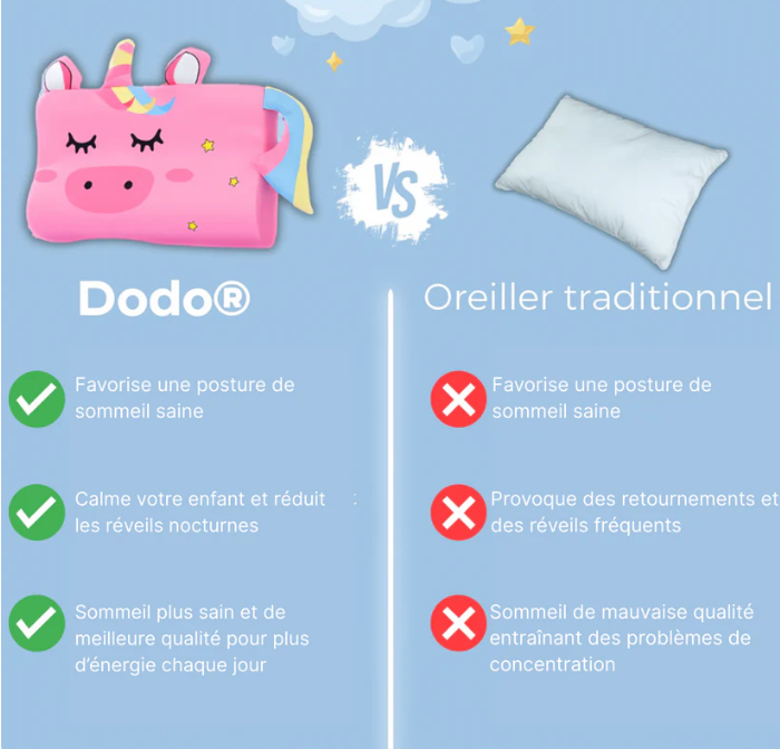 Oreiller de sommeil vache